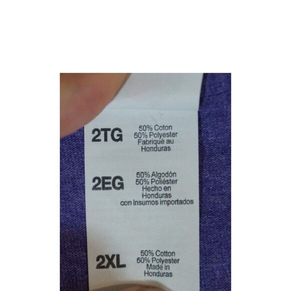 Great Smokey Mountain T-Shirt Gatlinburg, TN Pigeon Forge Sz 2XL Heathered Purpl - Picture 5 of 8